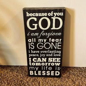 Wooden Quote Sign
